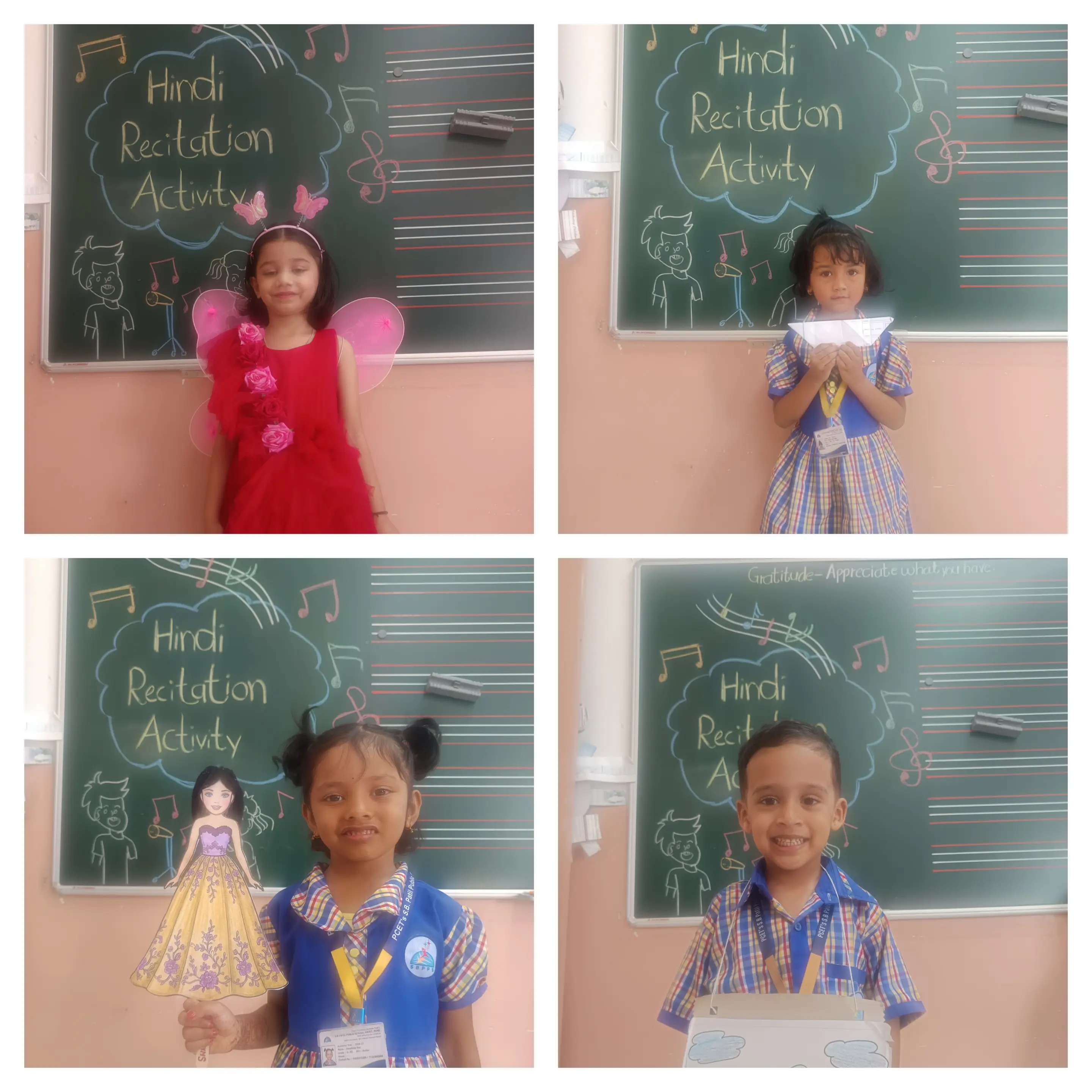 Celebrates Hindi Recitation Activity<