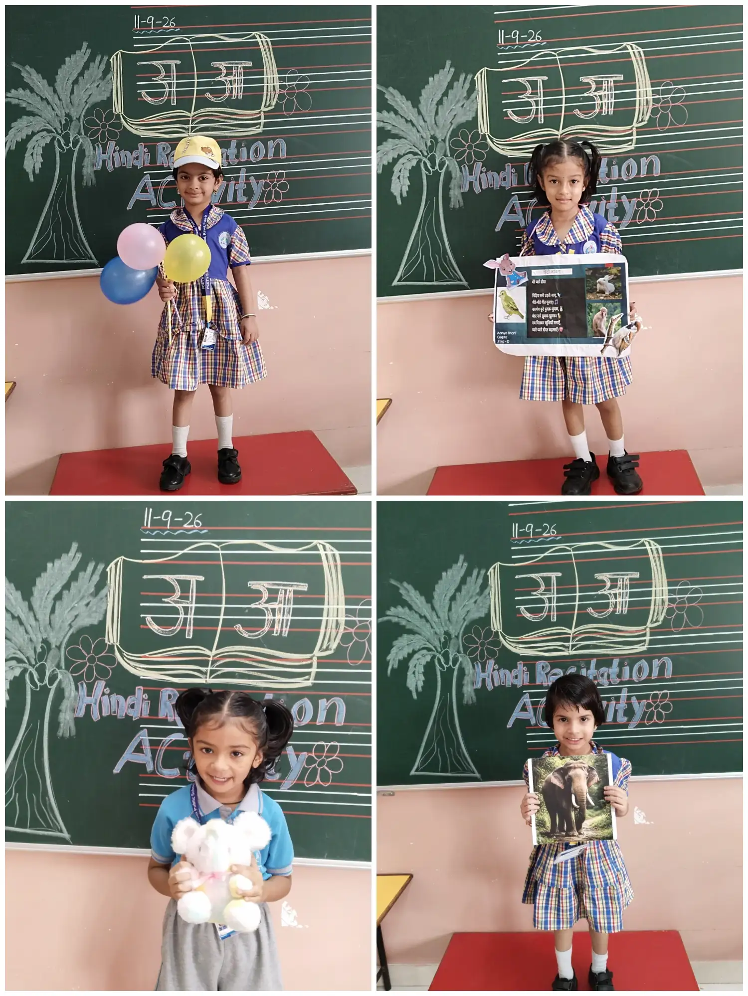 Celebrates Hindi Recitation Activity<