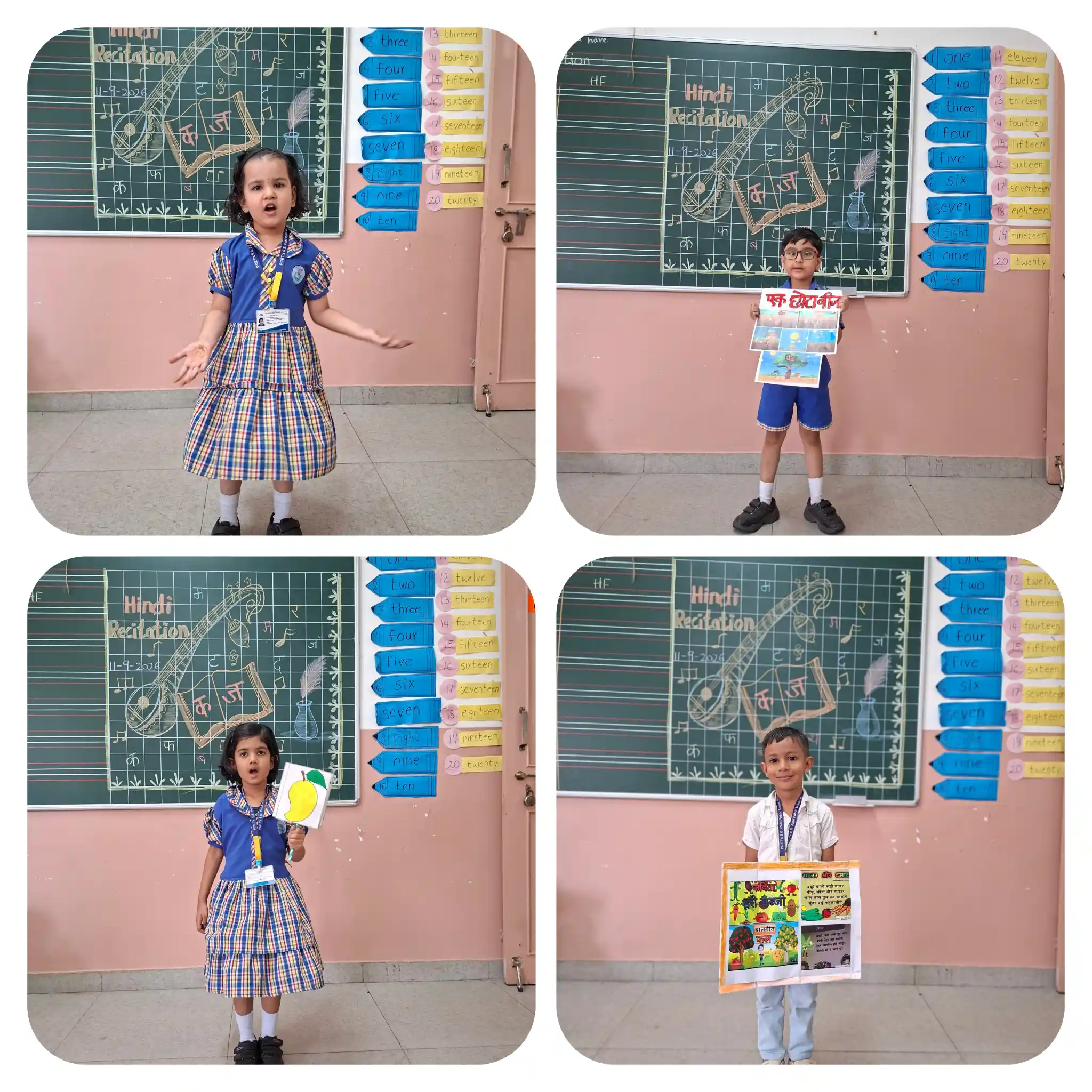 Celebrates Hindi Recitation Activity<