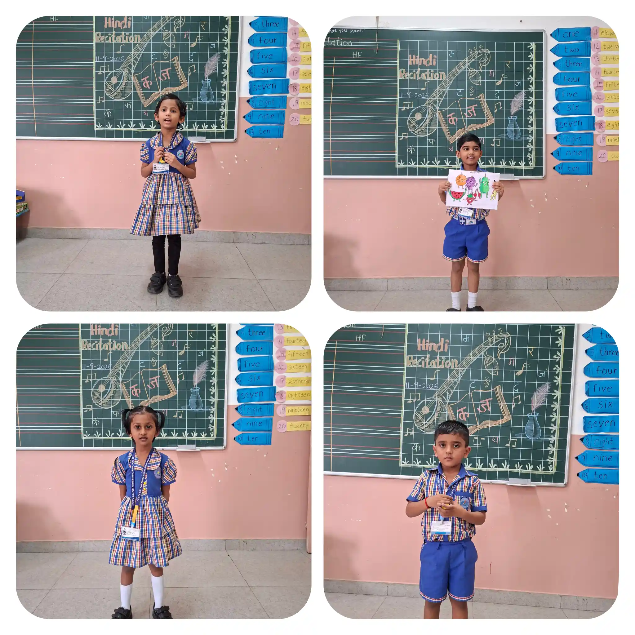 Celebrates Hindi Recitation Activity<