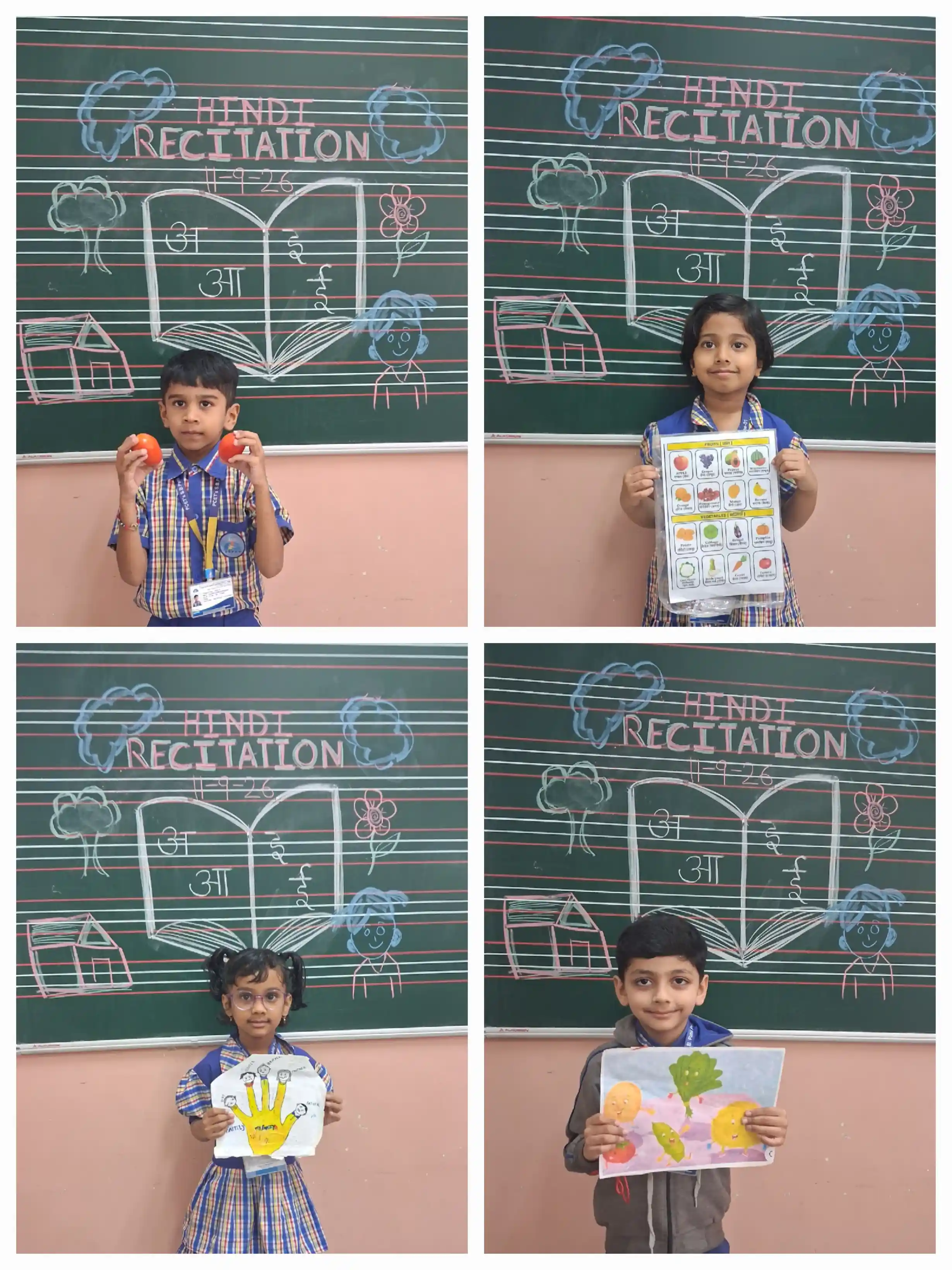 Celebrates Hindi Recitation Activity<