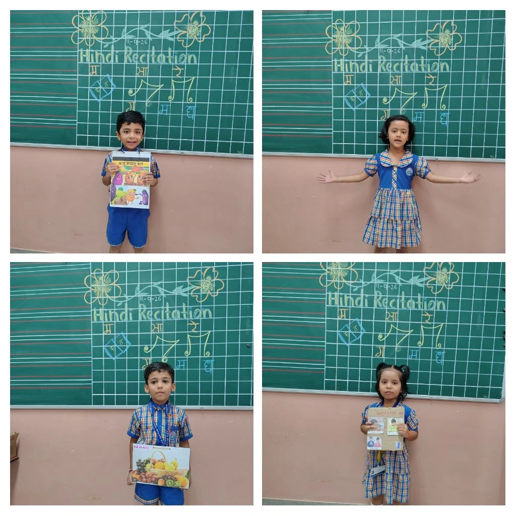 Celebrates Hindi Recitation Activity<