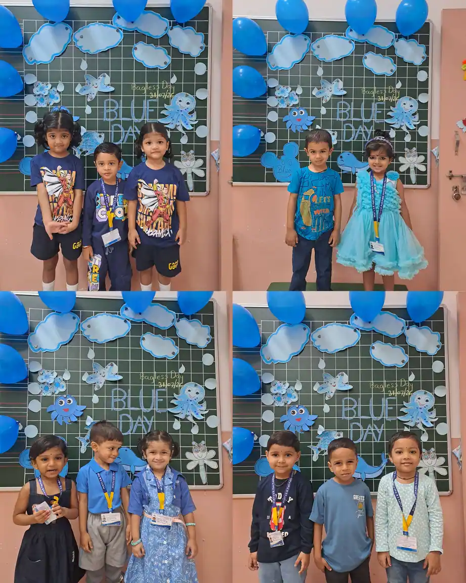 Celebrating Blue Colour Day