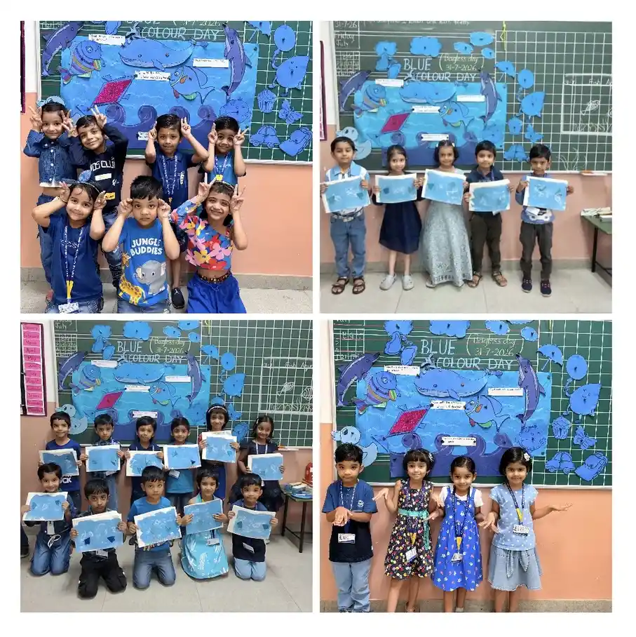 Celebrating Blue Colour DayCelebrating Blue Colour Day