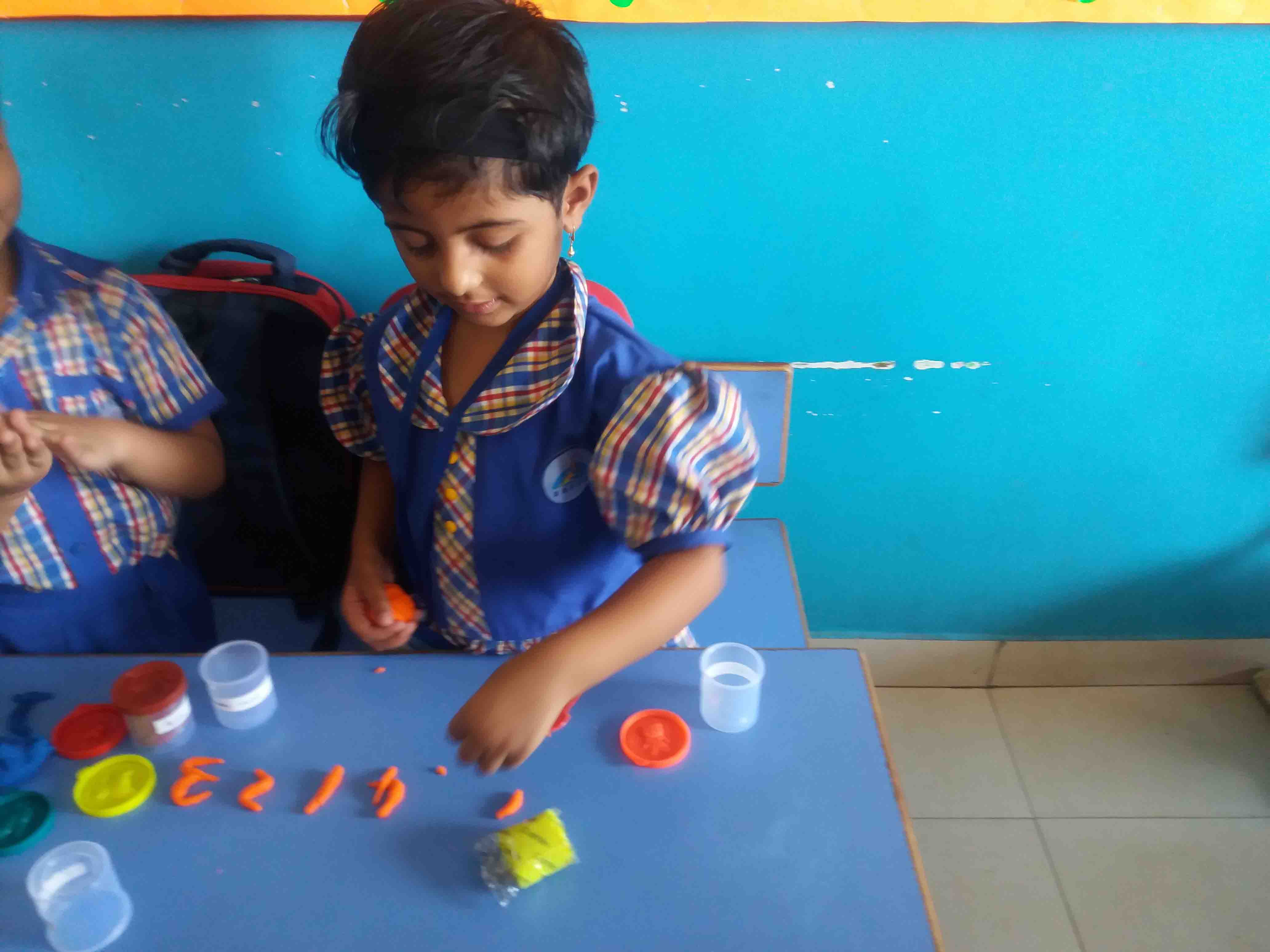 Skill Development Clay Activities, S.B.Patil School