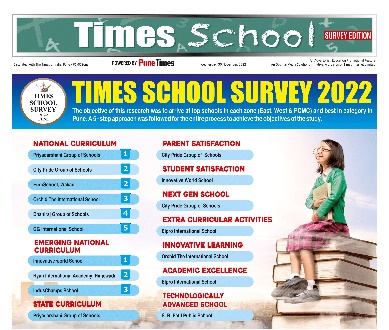 Winning the Pune Times Mirror and the Times School Survey Awards 
