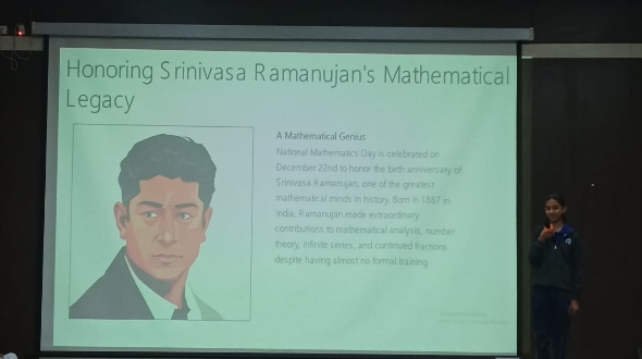 Blue House Marks National Mathematics Day