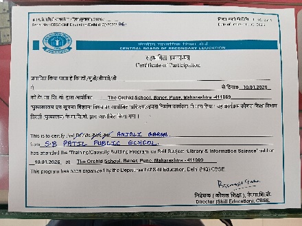 CBSE Capacity Building Programme