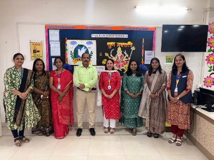 K.K. Wagh English School Visit to S.B. Patil Public School