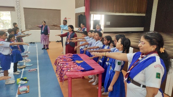 Scouts and Guides Oath Ceremony