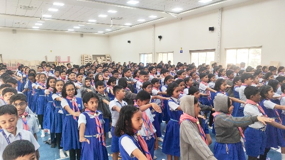 Scouts and Guides Oath Ceremony