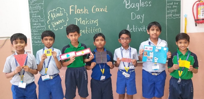 Hindi Diwas Art-Skill Flash Card Competition