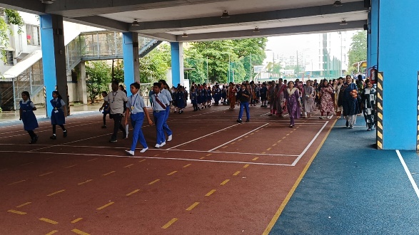 The Mock Fire Evacuation Drill