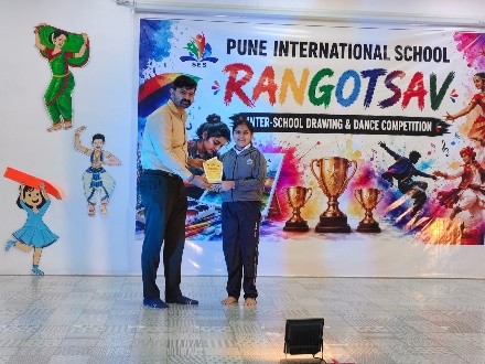 Winning the Rangotsav Competition