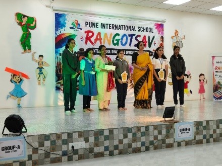 Winning the Rangotsav Competition