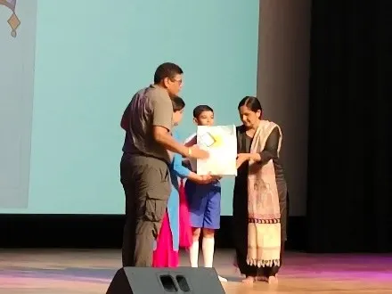 Winning the SVIS Interschool Monsoon Drawing Competition