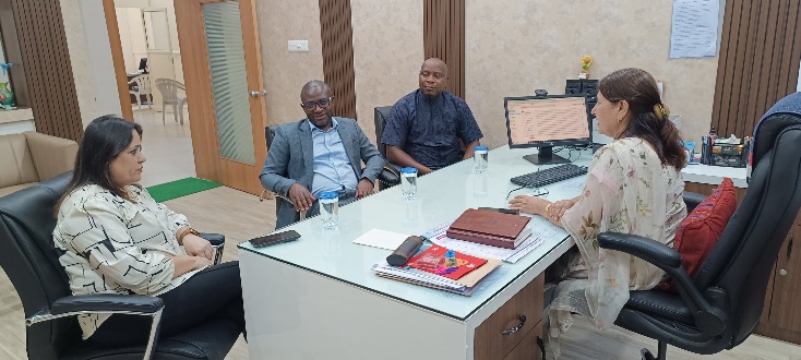 Zambia Government Delegation Visits S.B. Patil Public School